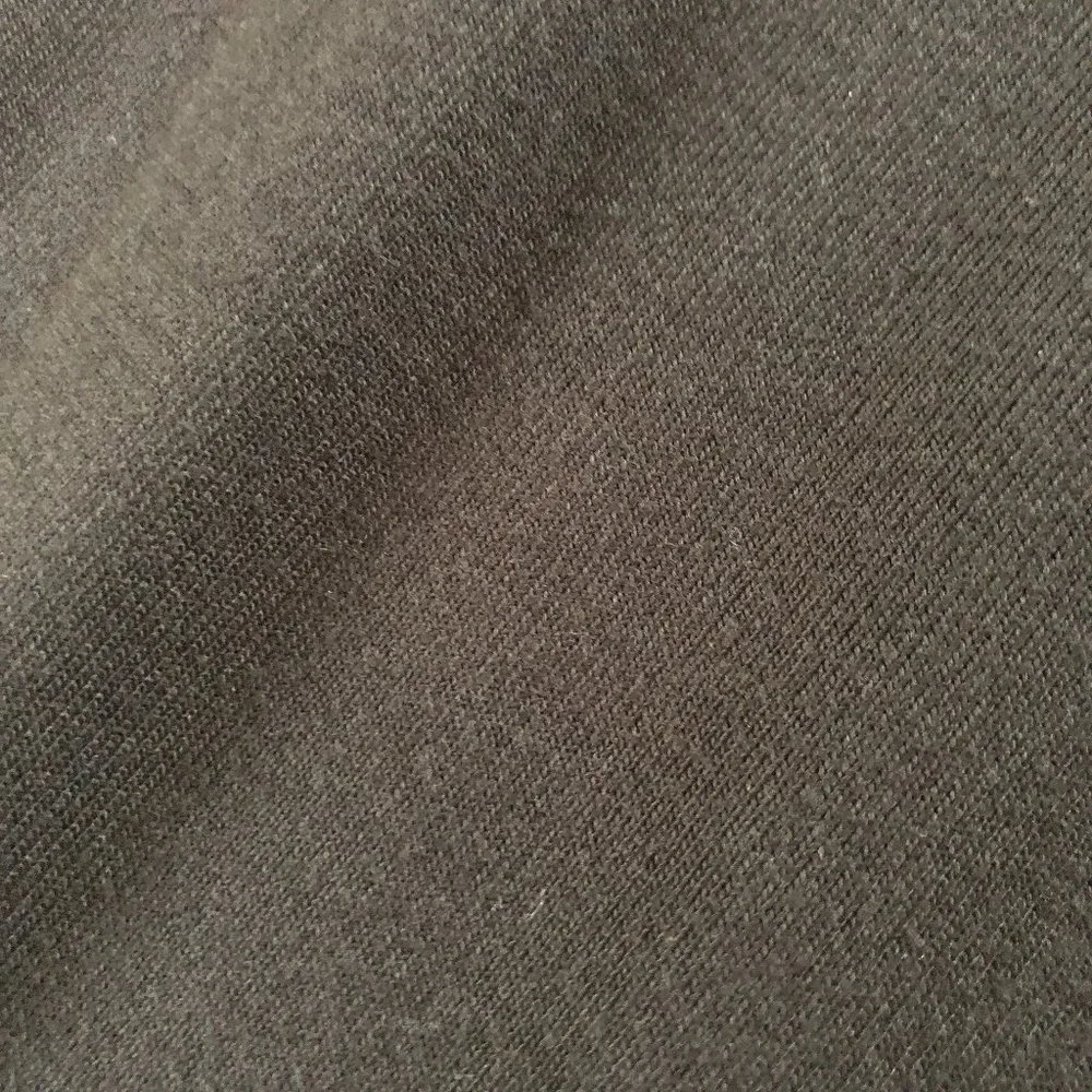 Ecru Suede + Knit V Neck Cardigan / Jacket